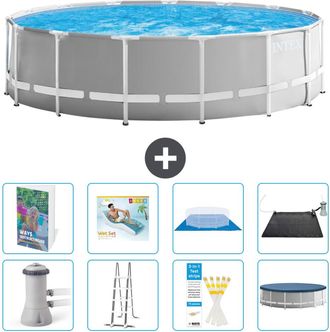 Intex Piscina Prism Frame Redonda - 457x122 Cm - 9-piezas S567