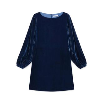 Maliparmi Vestido Velvet Flow - Dresses - Mujer - Azul - 2XL