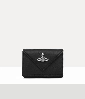 Vivienne Westwood Envelope Billfold Faux Leather Black One Size Women