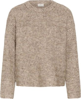 Kaffe Maglieria Girocollo - - Knitwear - Donna - Beige - L