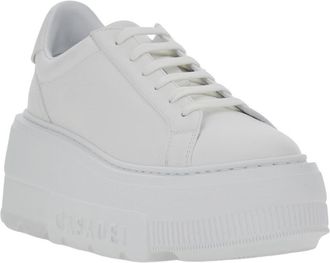 Casadei Womens Sneakers Nexus White Leather And Tech Fabric Trainers