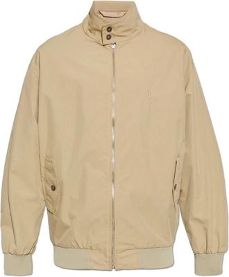 Maison Margiela Jas Met Opstaande Kraag - Heren - Bomber jackets - Beige - M - Katoen - Jassen