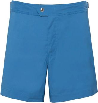 Tom Ford Nylon Zwemshorts - Heren - Strandmode - Blauw - 2XL - Nylon - Badmode