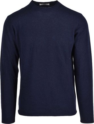 Wool & Co Truien & Vesten, Heren, Blauw, M, Wol, Pullover met ronde hals