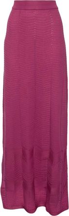 Missoni chevron-knit skirt - Purple
