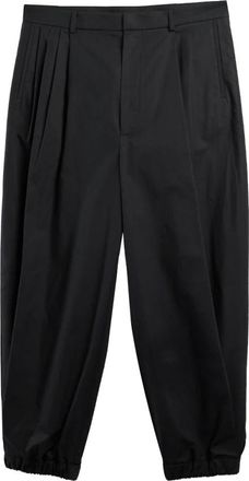 Moschino Pantaloni Adrian - Heren - Wijde Broeken - Zwart - M - Katoen - Broeken