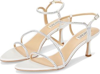 Badgley Mischka Julianna Womens Sandals Soft White : 6.5 M, Leather