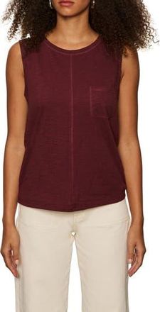 Sanctuary Nonstop Cotton Slub Tank in Night Berry at Nordstrom Rack, Size Xx-Small
