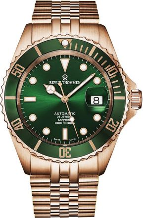 Revue Thommen Diver Automatic Green Dial Mens Watch 17571.2264