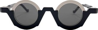 Vava Vava Eyewear Wl0080 White Label Black/white Sunglasses