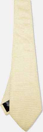 HUGO BOSS Boss By Hugo Boss Yellow Striped Silk Tie