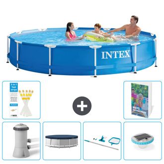 Intex Piscina Con Estructura Redonda - 366x76 Cm - 7-piezas S247