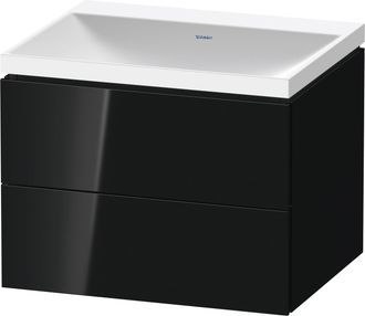 Duravit Duravit L-cube Conjunto En C Suspendido, 2 Cajones, Sin