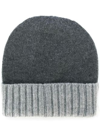 Dell'Oglio knitted cashmere hat - men - Cashmere - One Size - Grey