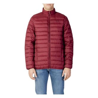 Aquascutum Stijlvolle heren herfst/winter jassen collectie - Heren - Winterjassen - Rood - L - Polyester - Jassen