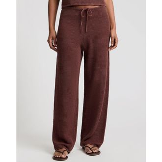 Onia Knit Drawstring Pant in Brown at Nordstrom, Size Medium