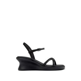 Camper Louise Sandal - Dames - Schoenen - Zwart - Maat: 41 EU Leer