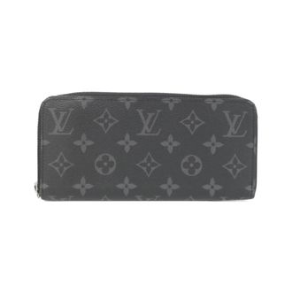 Louis Vuitton Black Monogram Eclipse Long Wallet (Bi-Fold) (Pre-Owned)