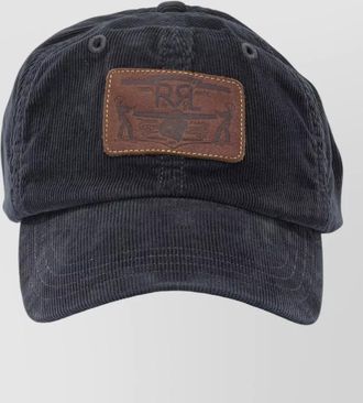 Ralph Lauren corduroy trucker hat curved brim eyelets