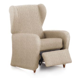 Eysa Funda de sill&oacute;n relax el&aacute;stica beige 60 - 85 cm