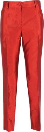 Dolce & Gabbana Donna, Pantaloni, Rosso, M, new