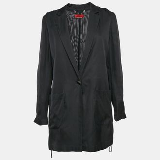 Max & Co. MAX & Co. Navy Blue Crepe Jacket M
