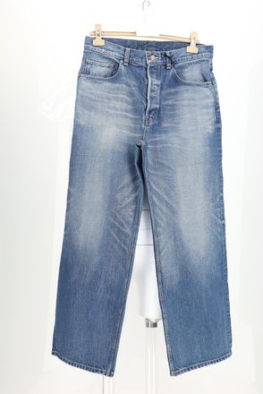 Celine Womens Jeans Broken Blue Wash Cotton