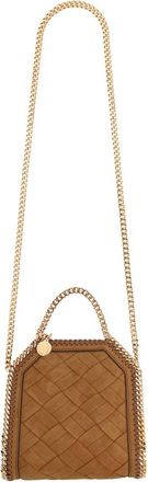 Stella McCartney Womens Handbag Falabella Brown Polyester Handbags Hand Bags