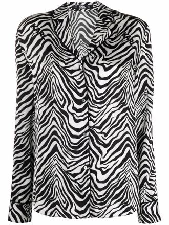 Karl Lagerfeld Camicia con stampa - Nero