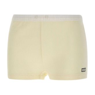 Entire studios Lounge Short - female - ENTIRE STUDIOS - Short Shorts - Yellow - S - Shorts
