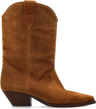 Isabel Marant Duerto Enkellaarsjes met Hak - Dames - Cowboylaarzen - Bruin - 37 EU - Su&egrave;de - Schoenen