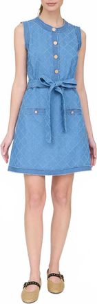 ZOE AND CLAIRE Jackie Mini Dress In Denim