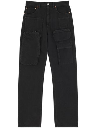 Maison Margiela Jeans con applicazione - Nero