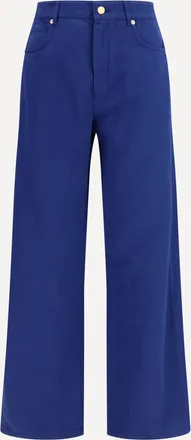 Max Mara Cotton and linen Pants Female 46