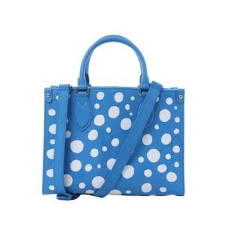Louis Vuitton Vintage, unisex, Blauw, ONE Size, Leer, Pre-owned Onthego PM