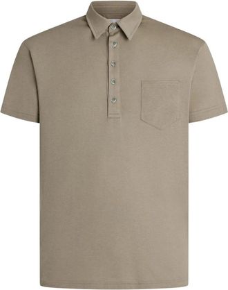 Pantaloni Torino Polo Shirt - Heren - Polos - Groen - M - Katoen - Tops