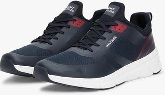 Tommy Hilfiger Mens Mixed Media Runner Sneaker - Navy - US 11.5 / EU 45