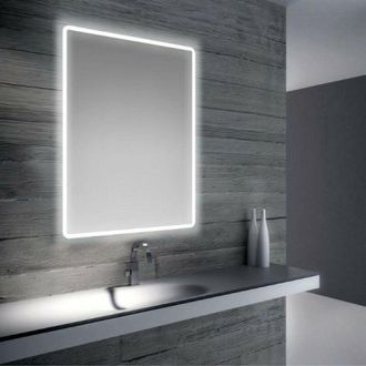 San Marco Specchio bagno retroilluminato a led sul 80x60 cm reversibile Specchio con luce