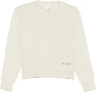 A.P.C. A. p.c. Anna Logo-inlaid Sweater