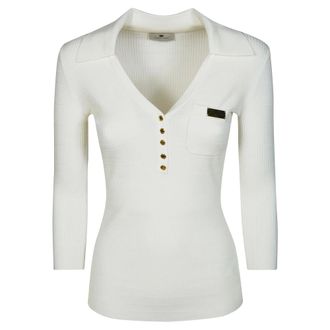 Elisabetta Franchi Mujer, Jerseys, Beige, Talla: M