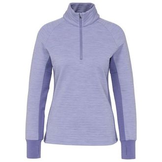 Stoic MerinoFleece260 FlenSt. II Half Zip Merinopullover f&uuml;r Damen | lila