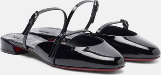 Christian Louboutin Jane Nina patent leather mules