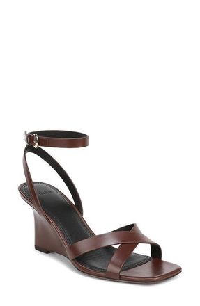 Vince Parma Ankle Strap Wedge Sandal in Molton Brown at Nordstrom, Size 8.5