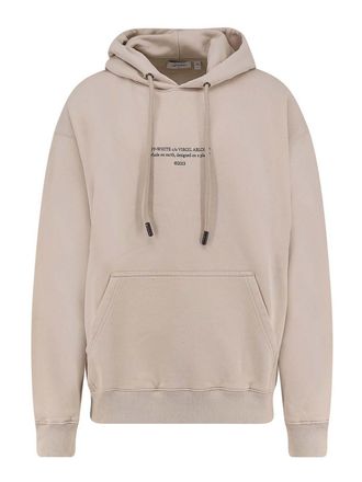 Off-white Cotton sweatshirt with front logo print