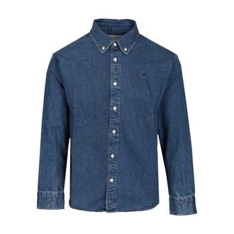 Carhartt Work in Progress L/S Lucas Shirt - Shirts - Hombre - Azul - XL