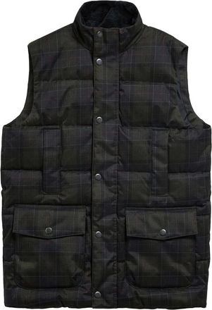 Barbour Gilet imbottito Lonnen Tartan - - Jackets - Uomo - Verde - M