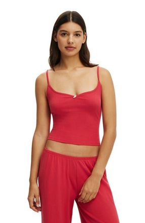 Cotton On Womens Dreamy Soft Pointelle Cami in Glowberry at Nordstrom, Size Xx-Small