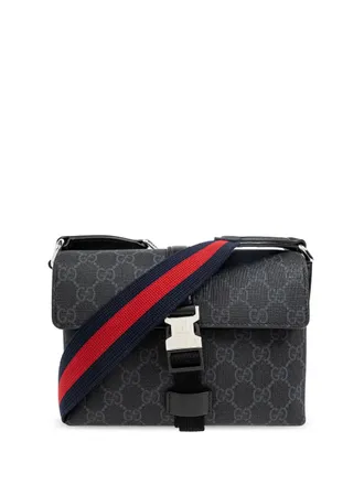 Gucci mini GG messenger bag - Black