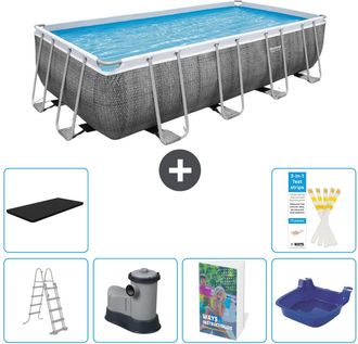 Bestway Piscina Bestway Power Steel Rectangular - 549x274x122 Cm - 7-piezas S662