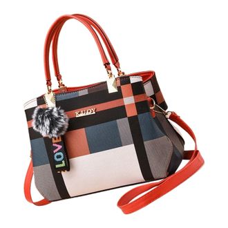 Generic Tote Hand Bags - Zipper Tote Shoulder Bags,Women Retro Shoulder Bag, Clutch Bag Hand for Home, Dorm, Apartment, School